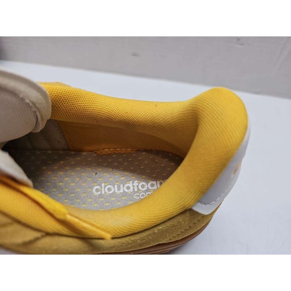 Adidas Grand Court Alpha Yellow Suede Sneaker with Gum Sole Size 11 - Picture 13 of 14